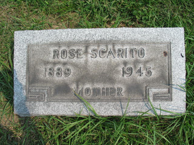 Rose Scarito tombstone